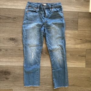 Madewell High-Rise Slim Crop Boyjean